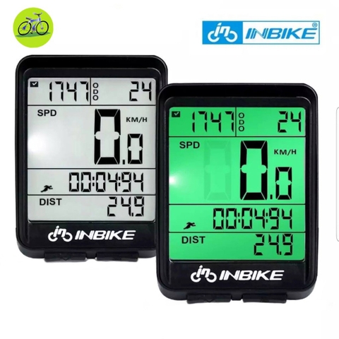 Đồng hồ đo tốc độ xe đạp không dây inbike