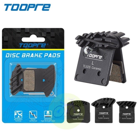 [HCM] Phanh Thắng đĩa tỏa nhiệt TOOPRE Ceramic L03A L04A L05A / Má thắng đĩa gốm xứ cho xe đạp