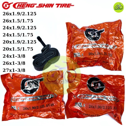 Ruột xe đạp săm CHENGSHIN 26-27x1.3/8 - 20-24-26x1.95/2.125 AV32-48mm van xe máy