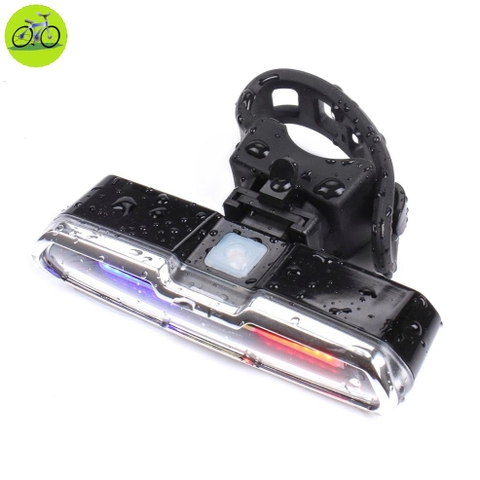Đèn đuôi xe đạp 3 màu siêu sáng cáp sạc USB