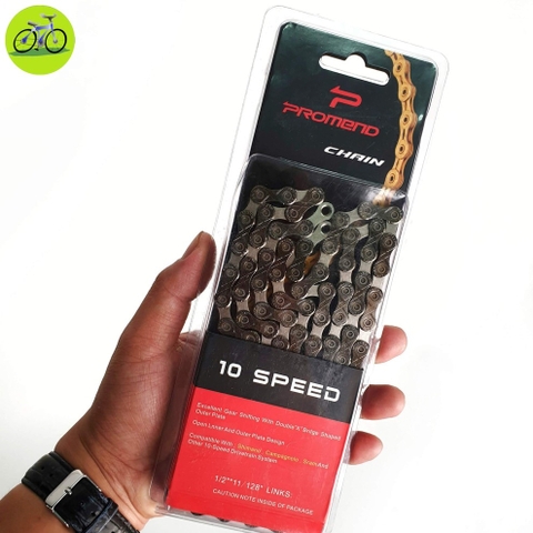 Sên Xích Xe Đạp Promend 10 Speed Fullbox Chính Hãng