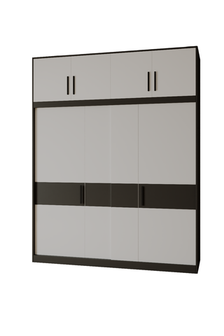 QA2501 Tủ Quần Áo Cửa Trượt Hiện Đại Eclipse