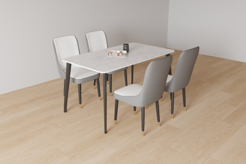 BA2507 Bàn Ăn Mặt Đá NOVA