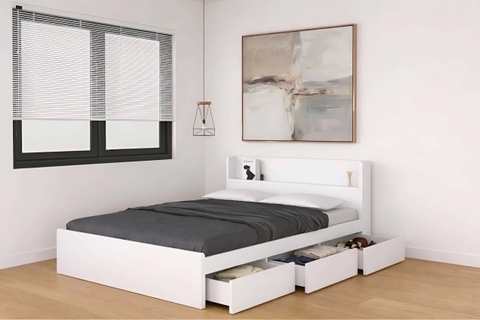GN2610 Giường ngủ Pure White