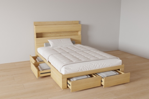 GN2501 Giường ngủ đôi Senja Nordic