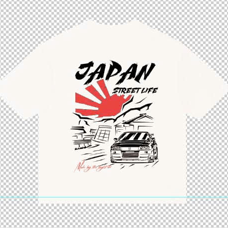 ÁO Thun Car street Japan