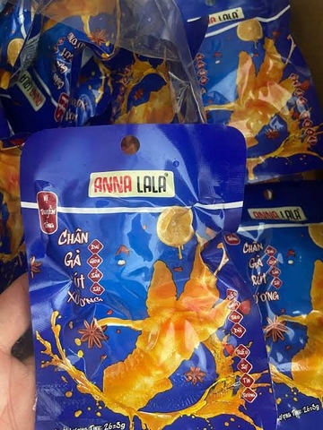 Set 5 chân gà rút xương analala vị cay tê