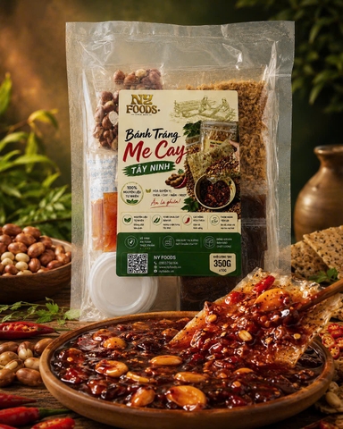Bánh tráng dẻo me cay Tây Ninh