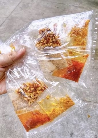 Bánh tráng sợi dẻo tỏi bò giòn ( 1 bịch ) ( tạm hết hàng )