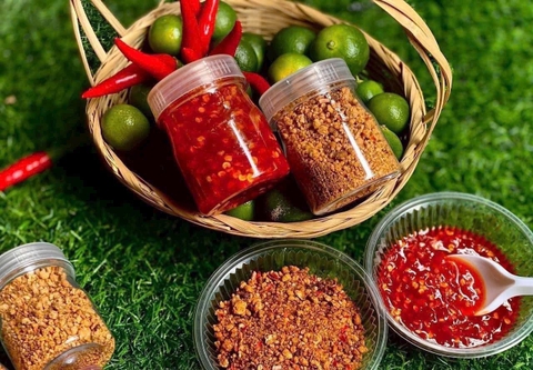 Set phơi sương muối tôm, ớt rim ( 1 set )