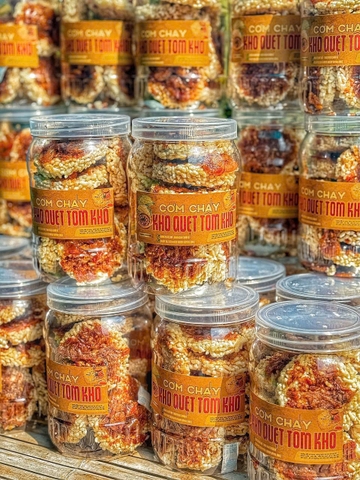 Cơm cháy kho quẹt tôm khô ( hũ 340g ) ( tạm hết hàng )