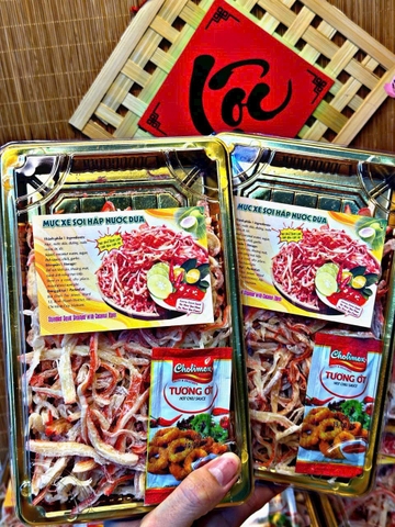 Khô mực nước dừa ( khay 200g )