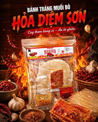 Bánh tráng muối bò sa tế ( 1 bịch ) ( tạm hết hàng )