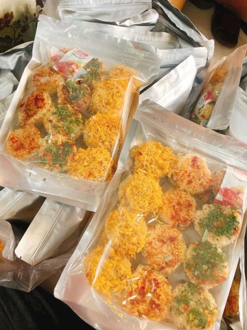 Cơm cháy viên 3 vị ( túi 500g )