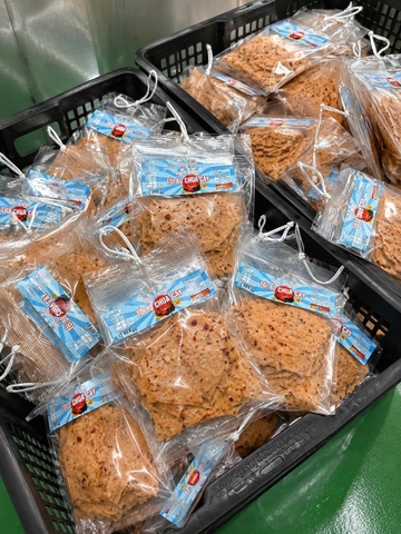Bánh tráng tỏi bò chua cay 50g ( 1 bịch )