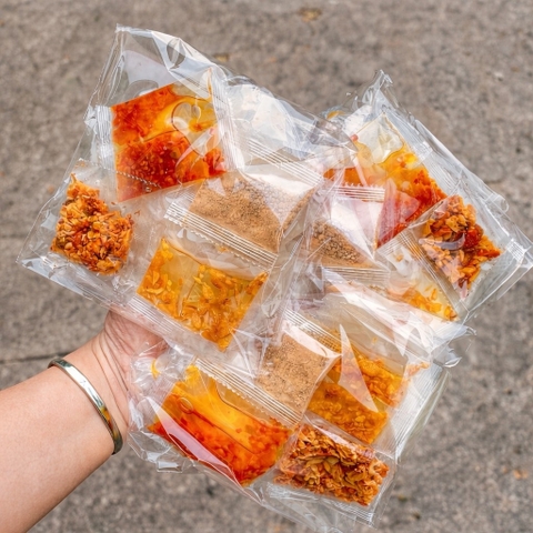 Bánh tráng sợi dẻo tỏi bò giòn ( 1 bịch ) ( tạm hết hàng )