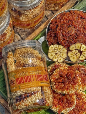 Cơm cháy kho quẹt tôm khô ( hũ 340g ) ( tạm hết hàng )