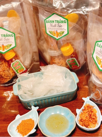 Set bánh phơi sương muối sặc - sốt tắc - hành phi ( 1 set ) ( tạm hết hàng )
