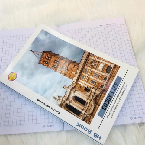 Tập kẻ ngang/ ô ly Hòa Bình, 17x25 cm