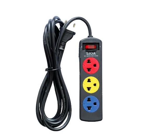 Ổ cắm điện Lioa 3 ổ 3 chấu - dây 3m