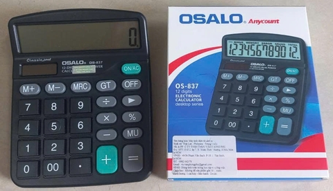 Máy tính 12 số Osalo OS-837E ( BH 1 năm )