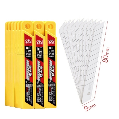 Lưỡi dao Deli (10 cái/tép)