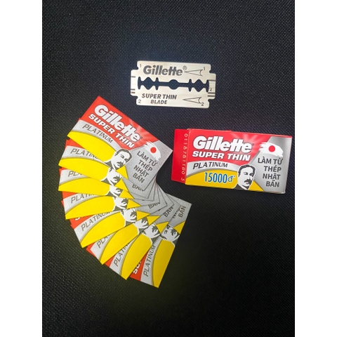 Dao lam Gillette Platinum (10 lưỡi + KM 2)