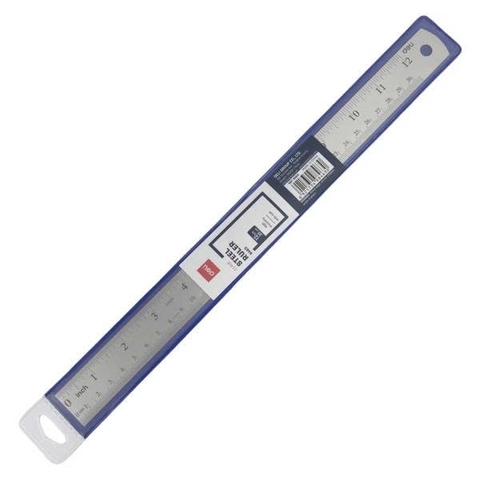 Thước inox Deli E8463 - 30 cm