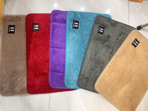 Thảm len màu Microfiber 40x60 cm