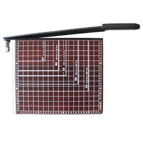 Bàn cắt giấy gỗ tay cầm cao su A3/ A4