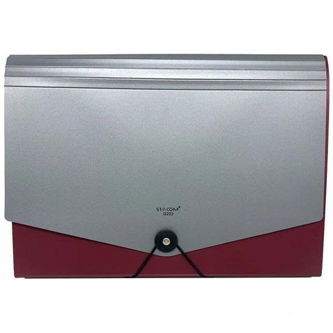 Cặp nhựa 12 ngăn Stacom A4