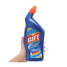 Gift tím tẩy toilet