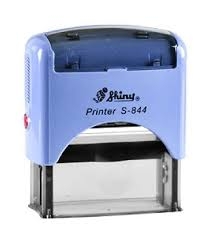 Dấu Shiny S844 - có ND, KT : 56 x 21 mm