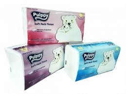 Khăn giấy rút Pulppy Polar Bear 250 tờ, 2 lớp