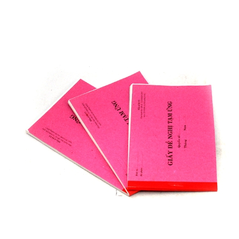 Phiếu đề nghị tạm ứng, 13x19 giấy tái sinh