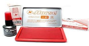 Mực dấu Horse TIS.14423 - Đỏ