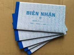 Giấy biên nhận 1 liên có răng cưa