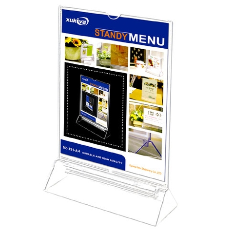 Menu Xukiva đứng 2 mặt 191 (A4) 21 x 30 cm