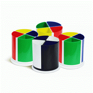 Hộp cắm bút King Star xoay (Ly 4 màu)