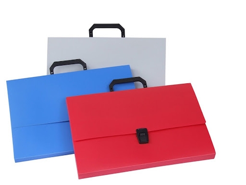 Cặp nhựa 1 ngăn có quai A4 King Star 2,5 cm