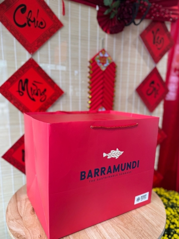 Túi + xốp BARRAMUNDI size L