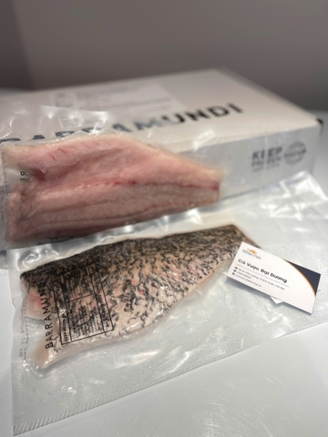 Cá Vược (chẽm) The Better Fish® Phi lê Còn Da miếng size 500-700g