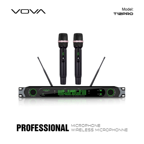 Micro Không Dây Vova T12Pro