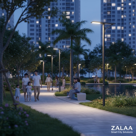 Giải Pháp Chiếu Sáng Năng Lượng Tái Tạo Toàn Diện ZALAA