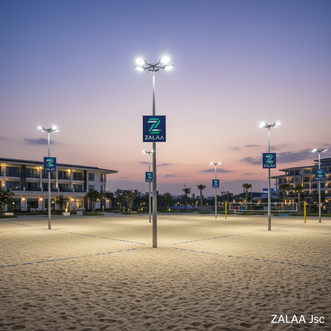 Đèn LED Sân Bóng Chuyền Chống Chói Chuyên Nghiệp ZALAA