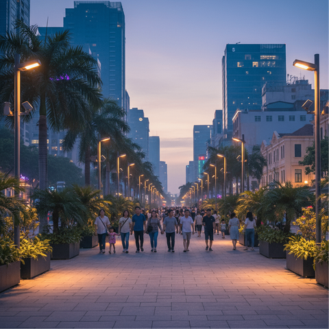 Cột Đèn Trang Trí Đô Thị ZALAA | Gang Đúc, Nhôm Đúc Theo Yêu Cầu