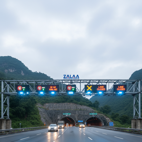 Giải Pháp Biển Báo Tốc Độ & Làn Đường Thông Minh ZALAA