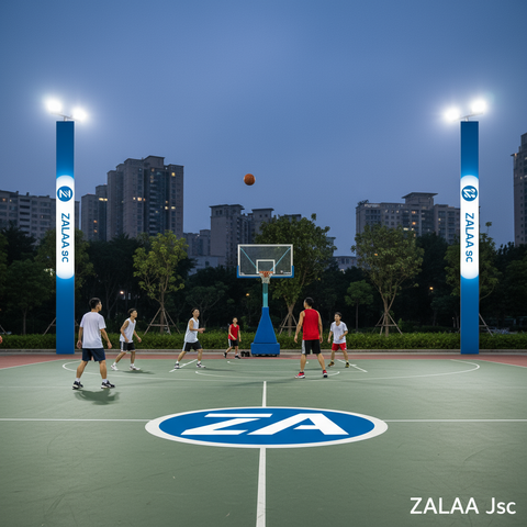 Đèn LED Sân Bóng Rổ, Bóng Chuyền ZALAA Chống Chói, Va Đập