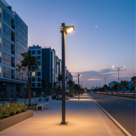 Phụ Kiện & Dịch Vụ Thi Công Cột Đèn Chiếu Sáng ZALAA