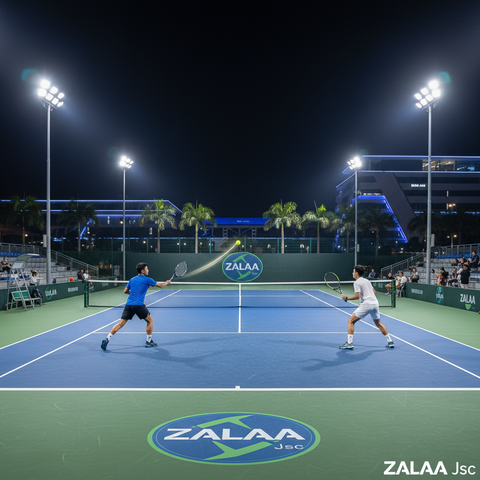 Đèn LED Sân Tennis ZALAA Chống Chói, Chuẩn ITF Thi Đấu